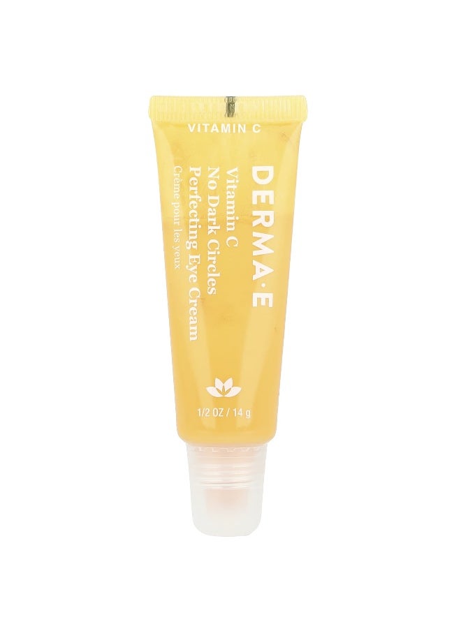 DERMA E, Vitamin C No Dark Circles Perfecting Eye Cream, 1/2 oz (14 g)