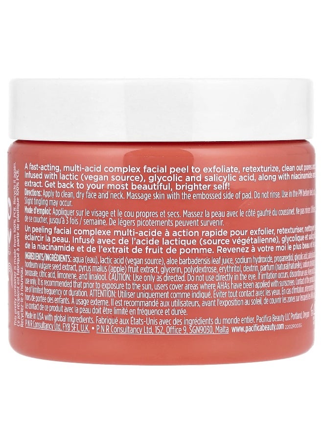 Pacifica, Glow Baby, Brightening Peel Pads, 60 Pads