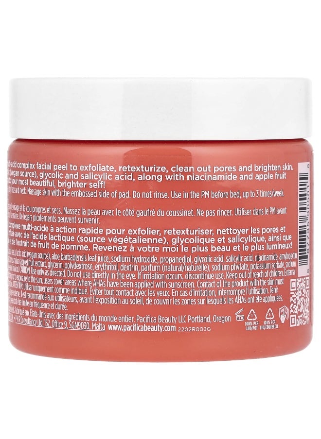 Pacifica, Glow Baby, Brightening Peel Pads, 60 Pads