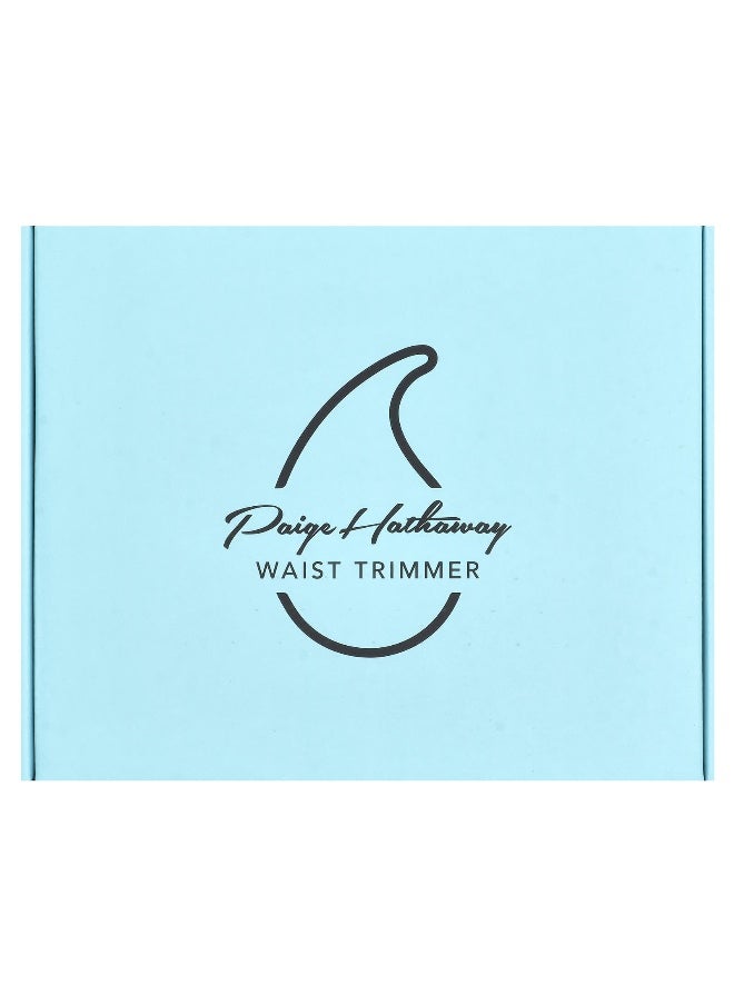 Sports Research, Sweet Sweat®, Paige Hathaway Waist Trimmer Kit, M/L, Blue, 3 Piece Kit