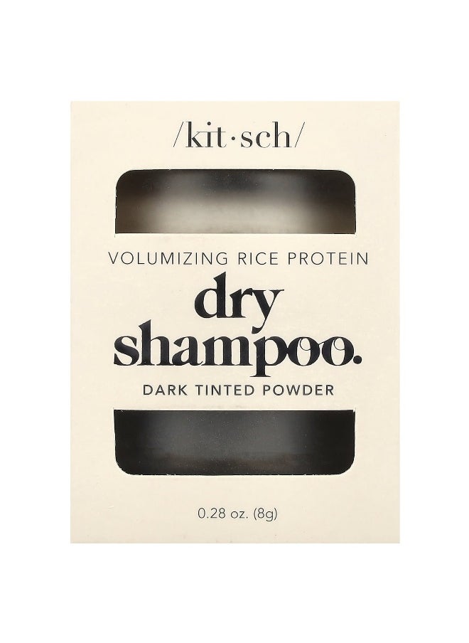 Kitsch, Volumizing Rice Protein Dry Shampoo, Dark Tinted Powder, 0.28 oz (8 g)