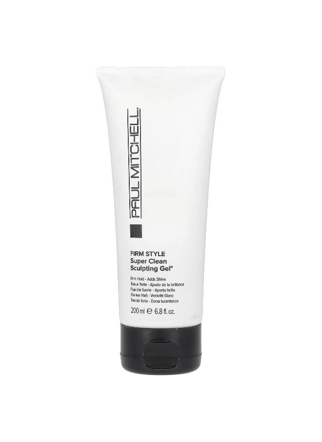 Paul Mitchell, Firm Style, Super Clean Sculpting Gel®, 6.8 fl oz (200 ml)