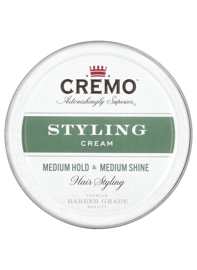 Cremo, Styling Cream, Medium Hold & Medium Shine, 4 oz (113 g)