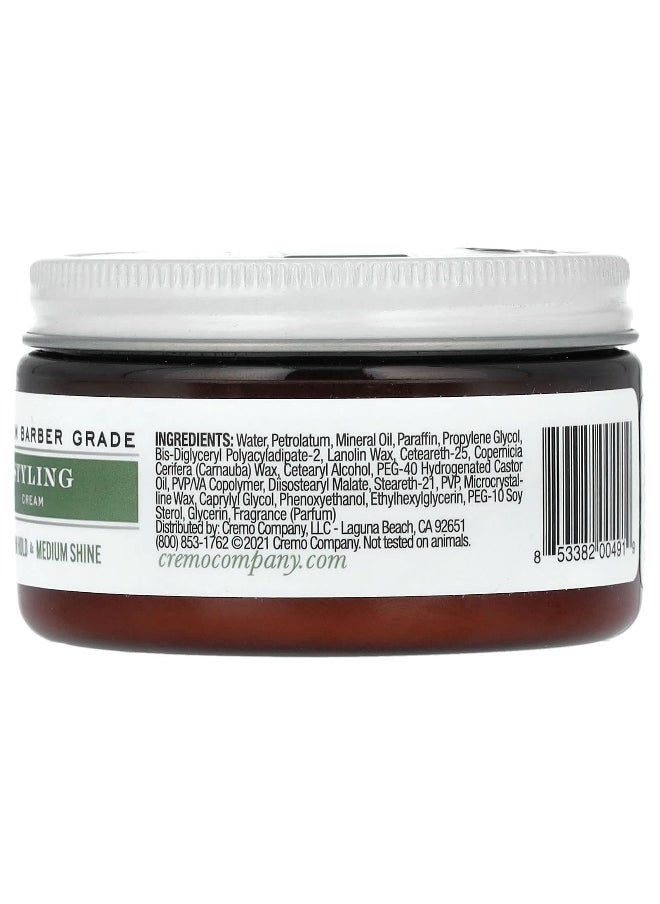 Cremo, Styling Cream, Medium Hold & Medium Shine, 4 oz (113 g)