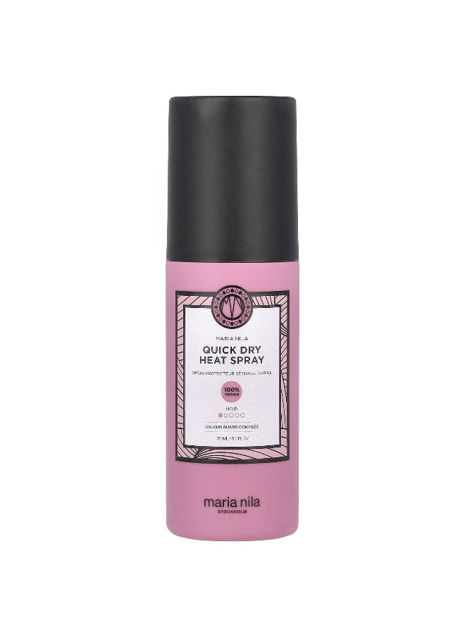 Maria Nila, Quick Dry Heat Spray, 5.1 fl oz (150 ml)