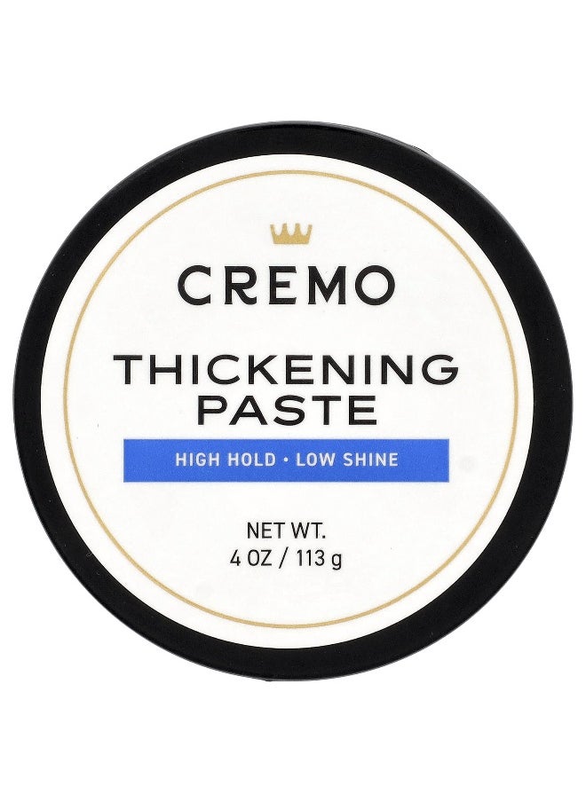 Cremo, Thickening Paste, High Hold, Low Shine, 4 oz (113 g)