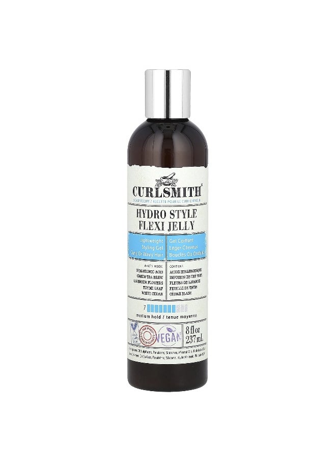 Curlsmith, Hydro Style Flexi Jelly, Curly and Wavy Hair, 8 fl oz (237 ml)