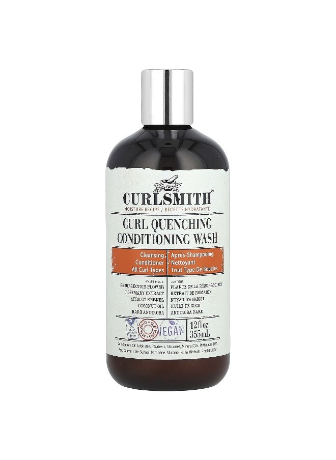 Curlsmith, Curl Quenching Conditioning Wash, All Curl Types, 12 fl oz (355 ml)