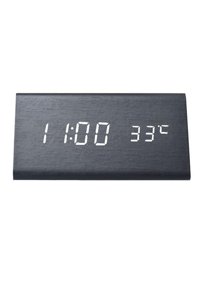 LED Digital Alarm Clock Black