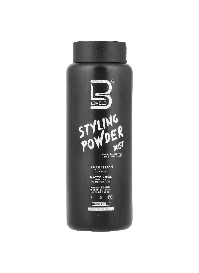Level 3, Styling Powder, Dust, 2.1 oz (60 g)