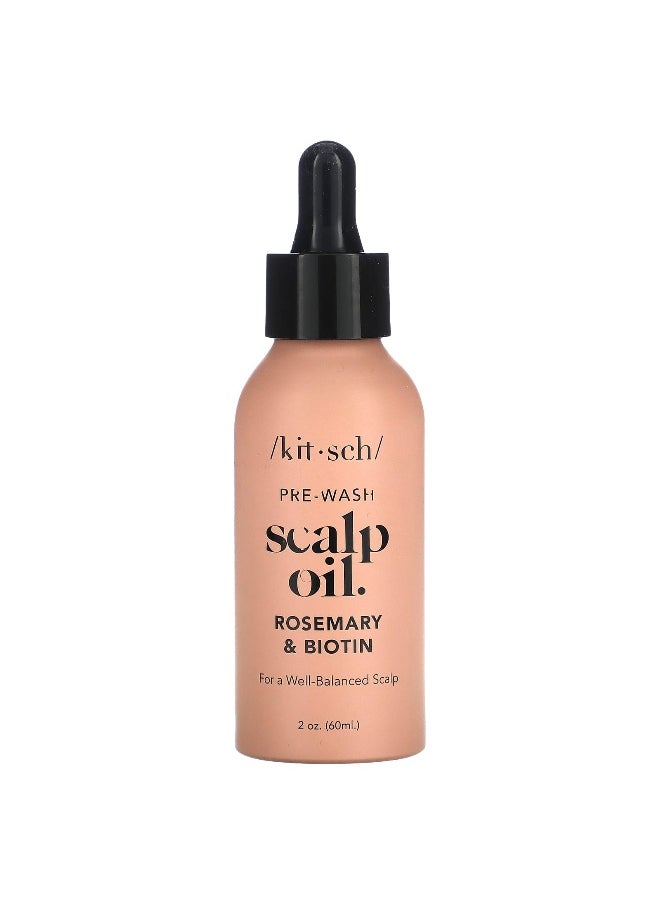 Kitsch, Pre-Wash Scalp Oil, Rosemary & Biotin, 2 oz (60 ml)