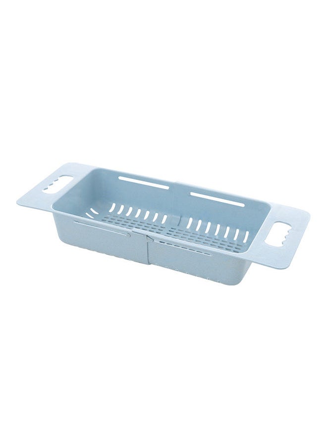 Vegetable Fruits Colander Strainer Blue 39.00x8.50x19.00cm
