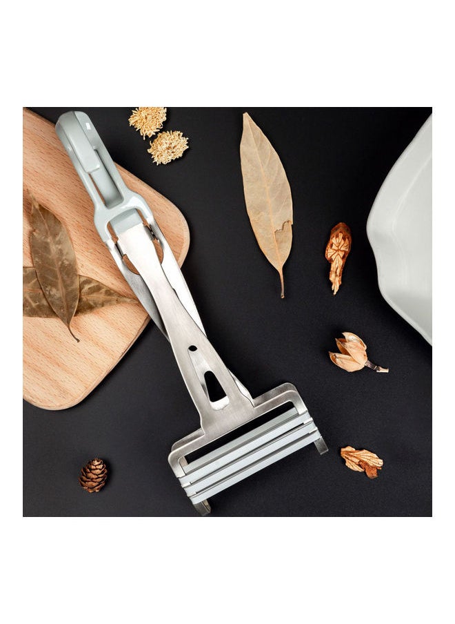 Anti-slip Handle Stainless Steel Bowl Clip Silver
