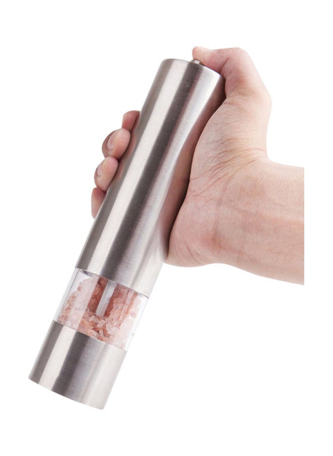 Stainless Steel Spices Grinder Silver/Clear 5x5x0.33cm
