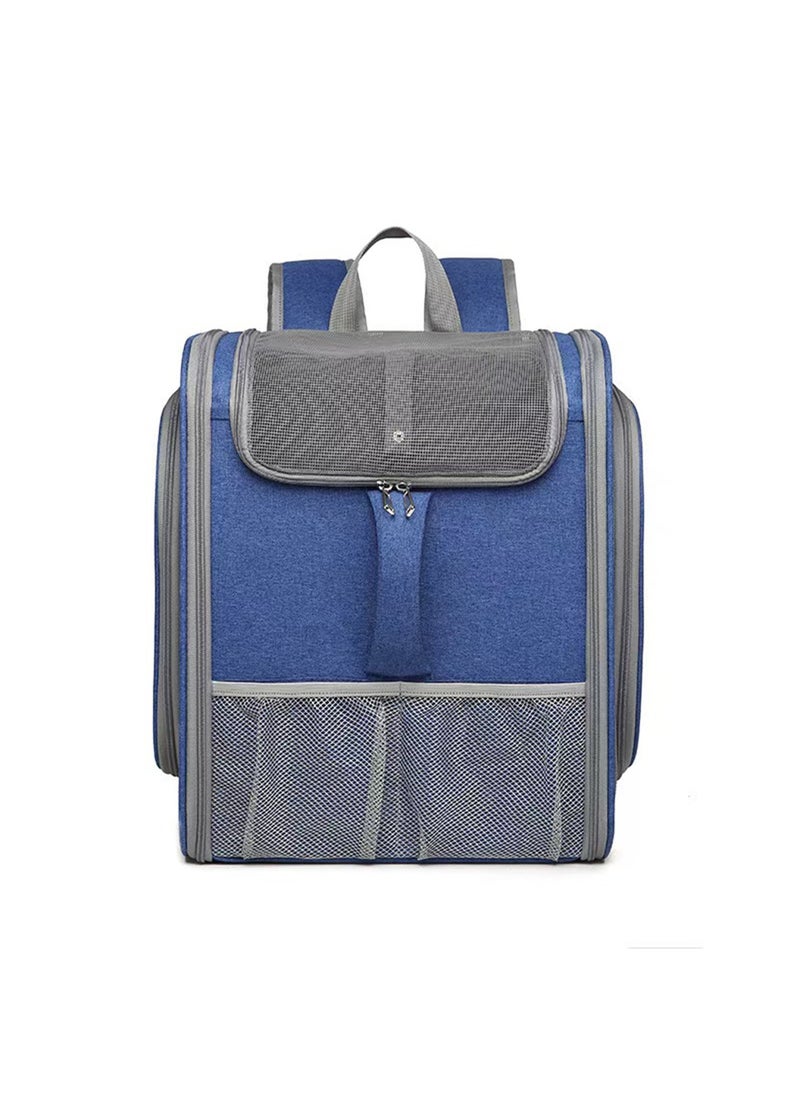 Pet Backpack Cat Carrier Extra Large Expandable Airline Approved Dog Carrier for Small Dogs and Cats