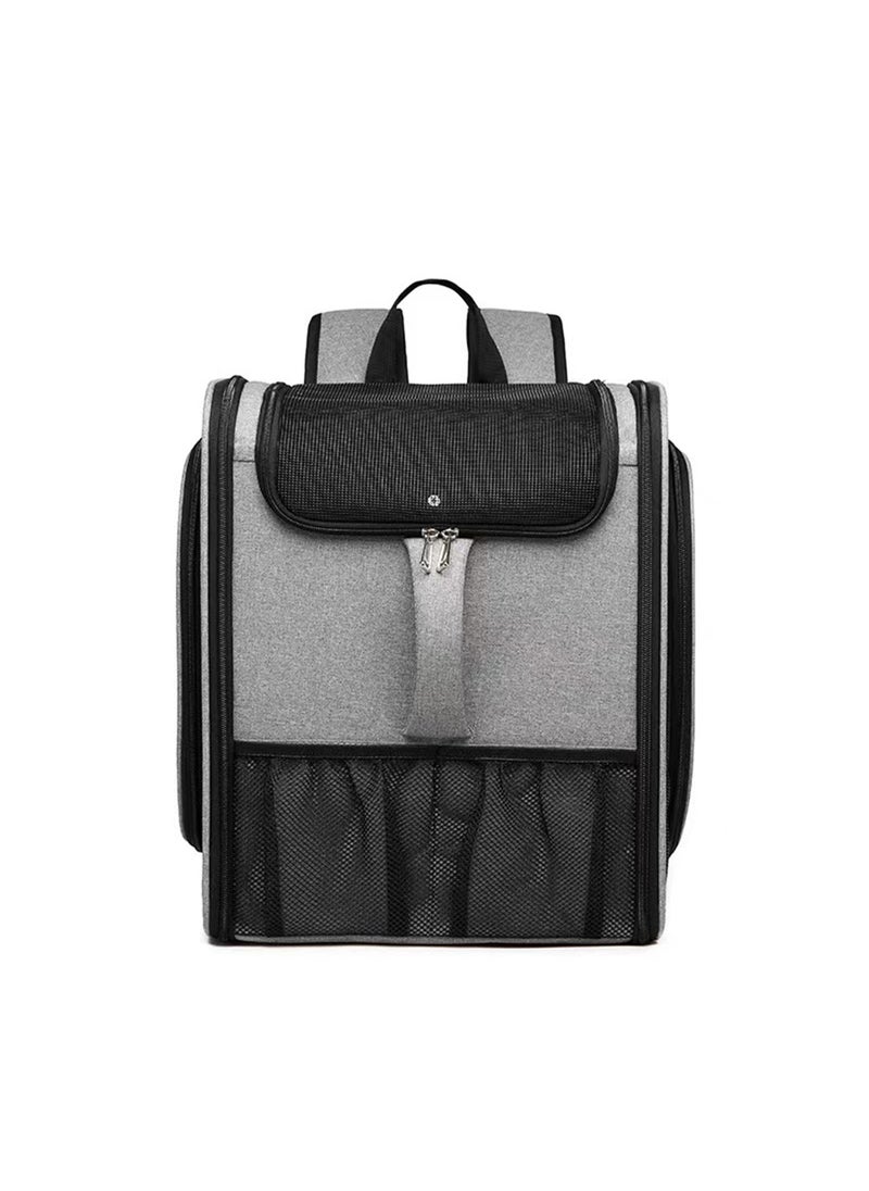 Pet Backpack Cat Carrier Extra Large Expandable Airline Approved Dog Carrier for Small Dogs and Cats