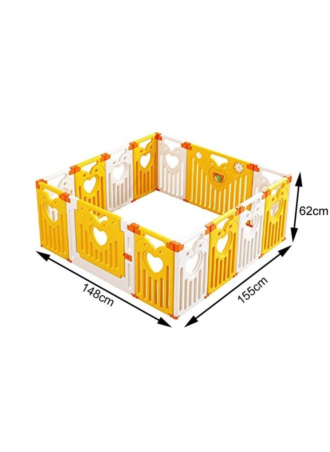 Foldable Design Baby Playpen Indoor Plastic Folding Play Fence