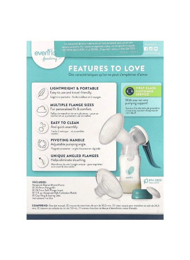 Evenflo Feeding, Advanced Manual Breast Pump, 1 Manual Breast Pump