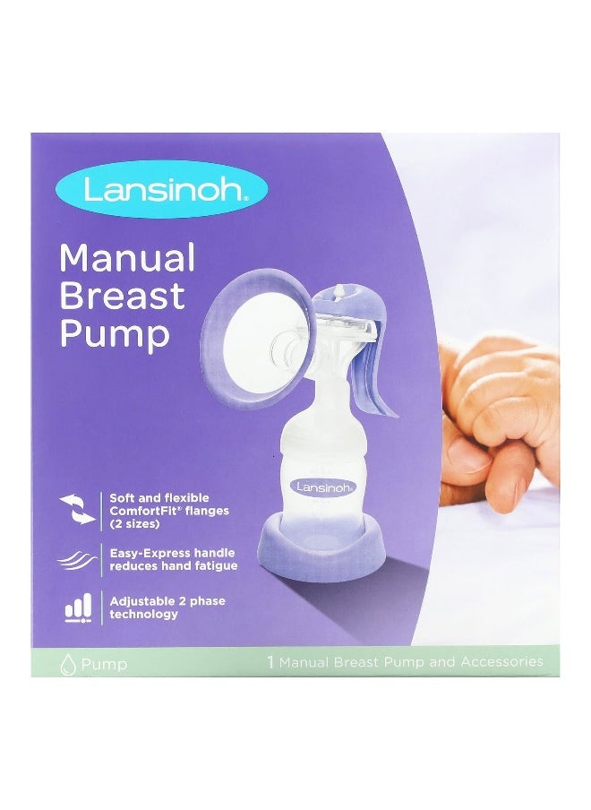 Lansinoh, Manual Breast Pump, 1 Manual Breast Pump and Accessories