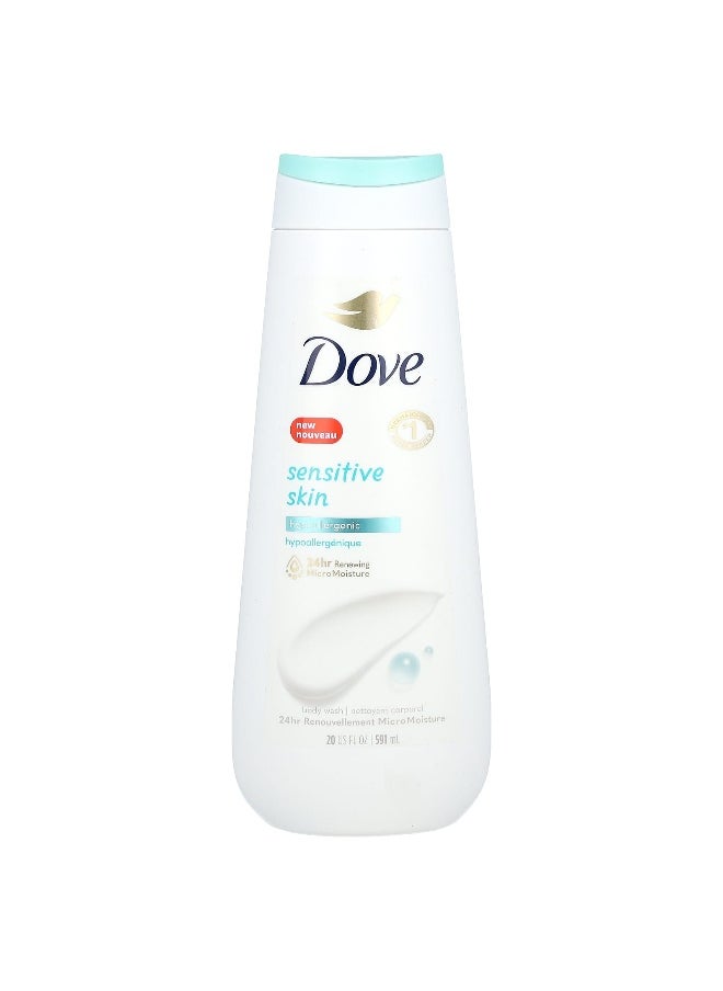 Dove, Sensitive Skin Body Wash, 20 fl oz (591 ml)