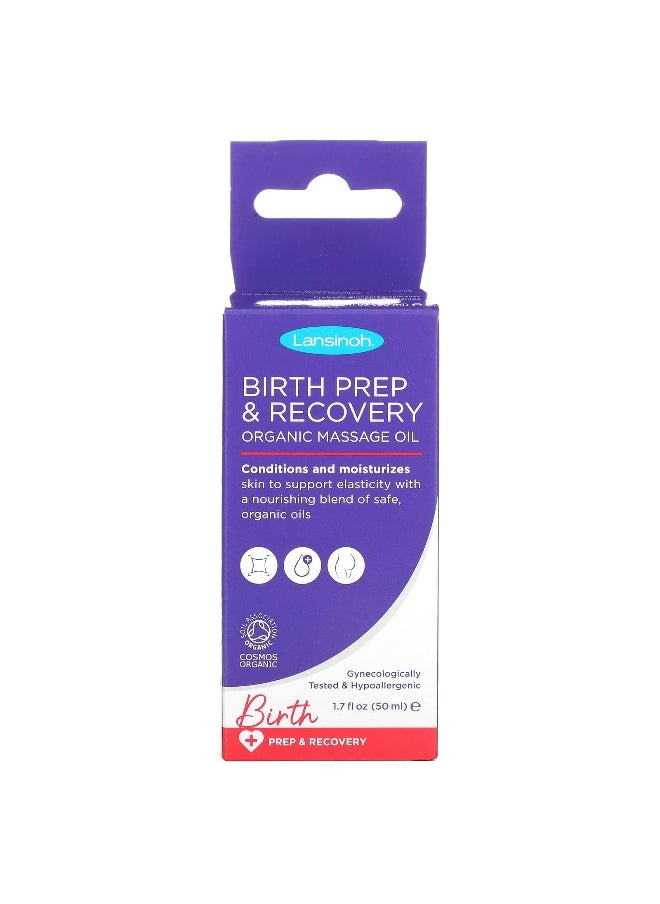 Lansinoh, Birth Prep & Recovery, Organic Massage Oil, 1.7 fl oz (50 ml)