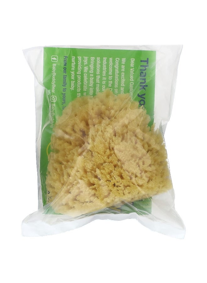 Baby Buddy, Natural Yellow Sea Bath Sponge, 1 Sponge