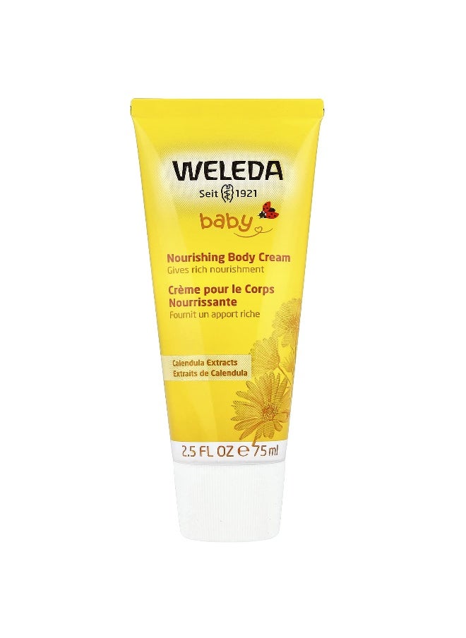 Weleda, Baby, Nourishing Body Cream, Calendula Extracts, 2.5 fl oz (75 ml)