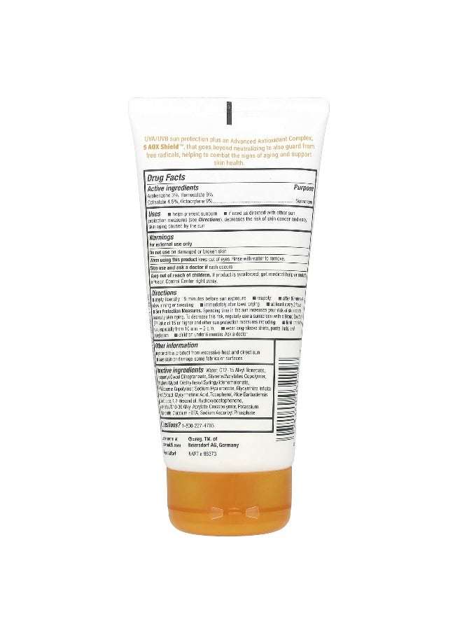 Eucerin, Advanced Hydration, Lightweight Sunscreen Lotion, SPF 50, Fragrance Free, 5 fl oz (150 ml)