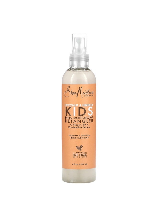 SheaMoisture, Kids Extra-Moisturizing Detangler, Coconut & Hibiscus, 8 fl oz (237 ml)