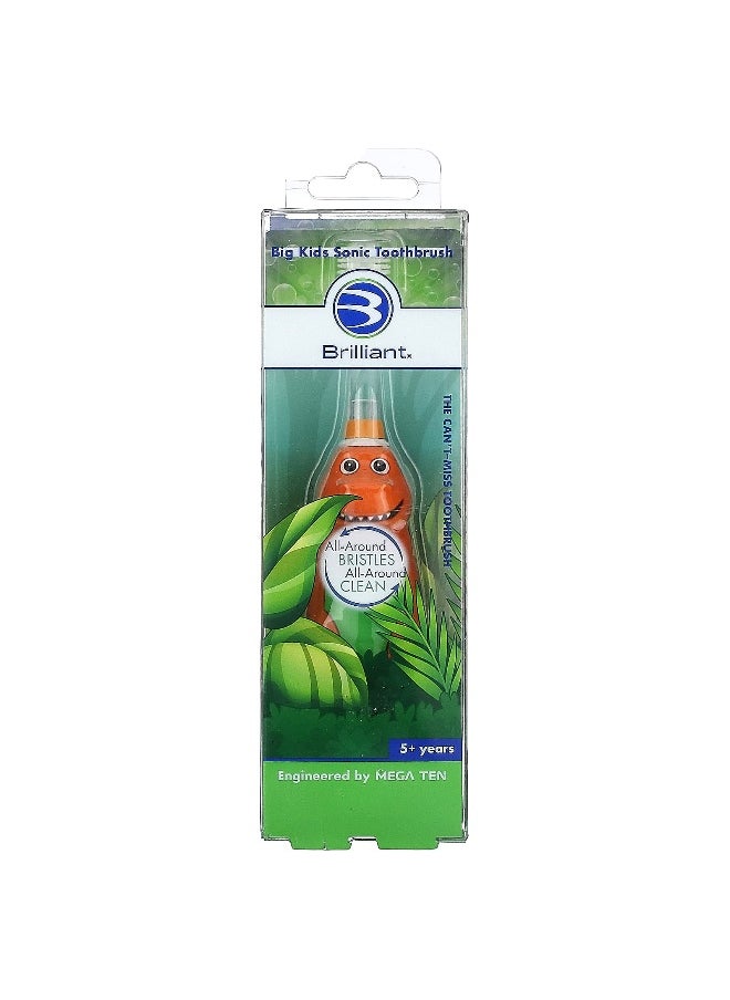 Baby Buddy, Brilliant, Big Kids Sonic Toothbrush, 5+ Years, Dinosaur , 1 Sonic Toothbrush