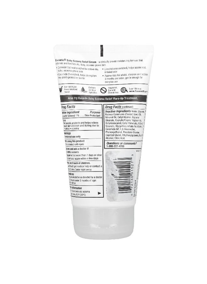Eucerin, Baby, Eczema Relief Cream, 5 oz (141 g)