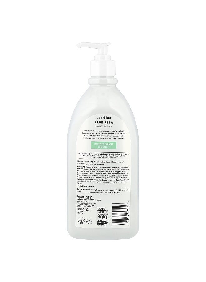 Jason Natural, Body Wash, Soothing Aloe Vera, 30 fl oz (887 ml)
