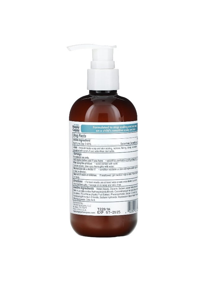 Happy Cappy, Medicated Shampoo & Body Wash, Fragrance Free, 8 fl oz (237 ml)