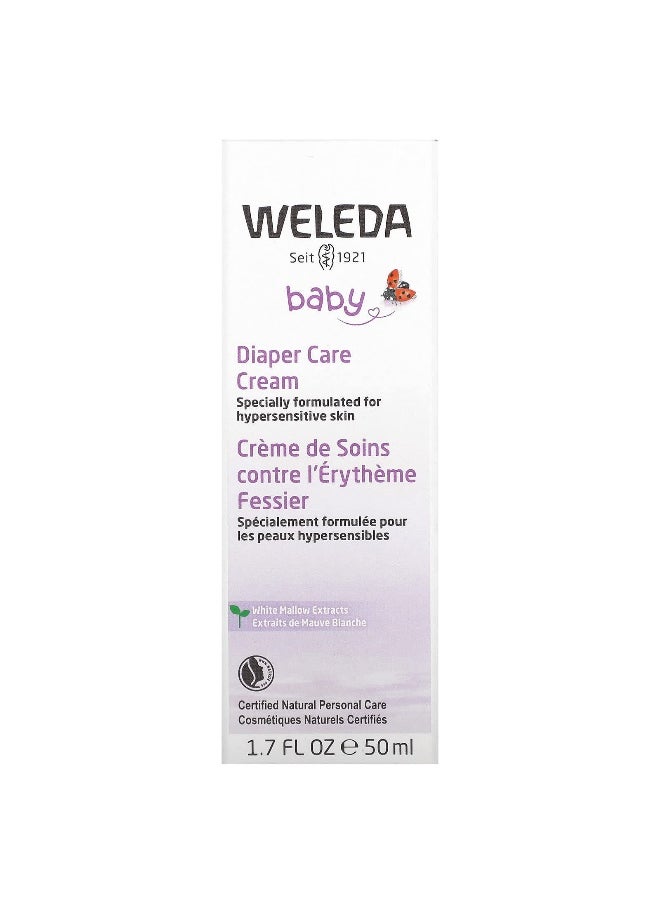 Weleda, Baby, Diaper Care Cream, White Mallow Extracts, 1.7 fl oz (50 ml)