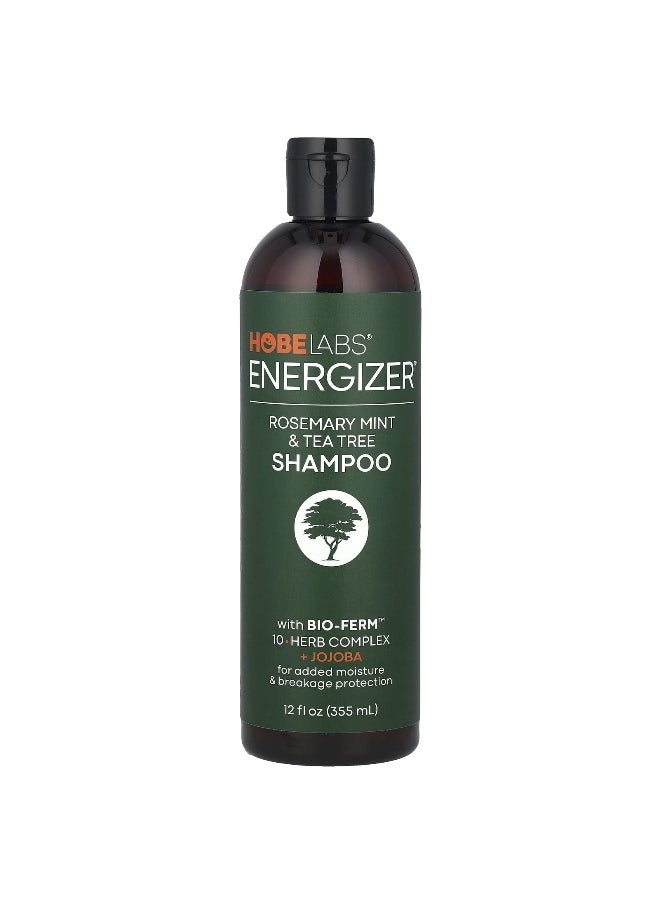 Hobe Labs, Energizer™, Shampoo, Rosemary Mint & Tea Tree, 12 fl oz (355 ml)