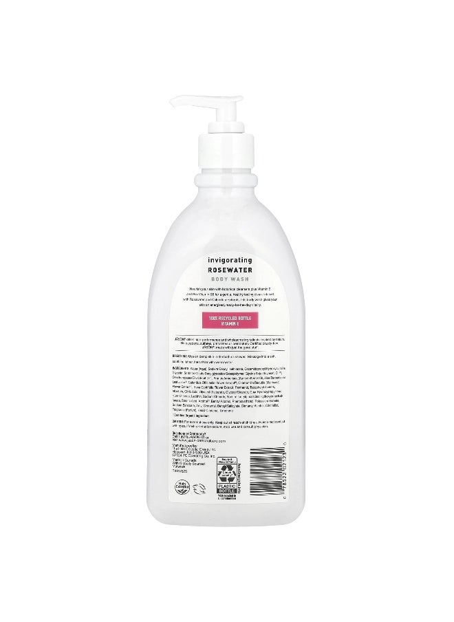 Jason Natural, Body Wash, Invigorating Rosewater, 30 fl oz (887 ml)