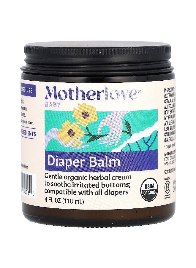 Motherlove, Baby, Diaper Balm, 4 fl oz (118 ml)