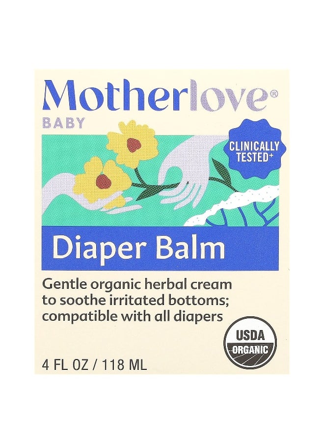 Motherlove, Baby, Diaper Balm, 4 fl oz (118 ml)
