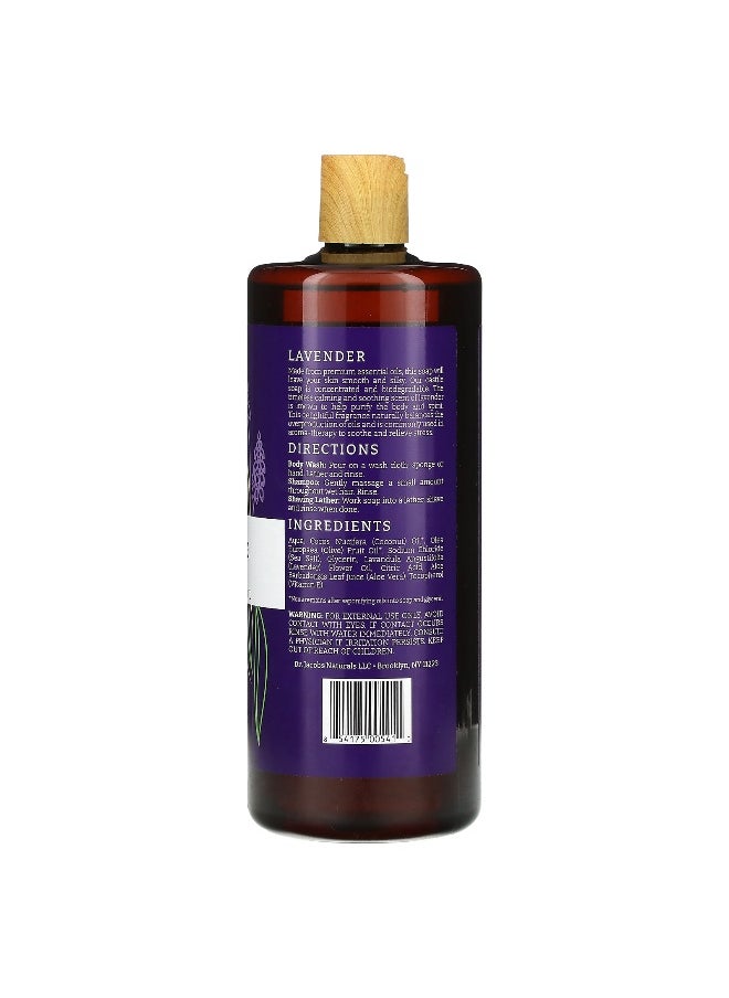 Dr. Jacobs Naturals, Plant-Based Rich Castile Body Wash, Lavender Essential Oil, 32 oz (946 ml)