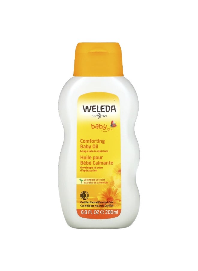 Weleda, Baby, Comforting Baby Oil, Calendula Extracts, 6.8 fl oz (200 ml)