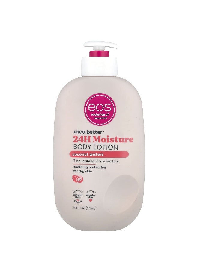 EOS, Shea Better™, 24H Moisture Body Lotion, Coconut Waters, 16 fl oz (473 ml)