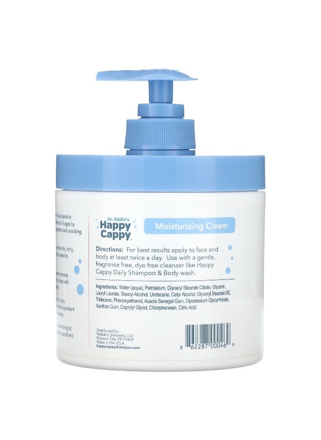 Happy Cappy, Moisturizing Cream, Fragrance Free, 12 fl oz (355 ml)