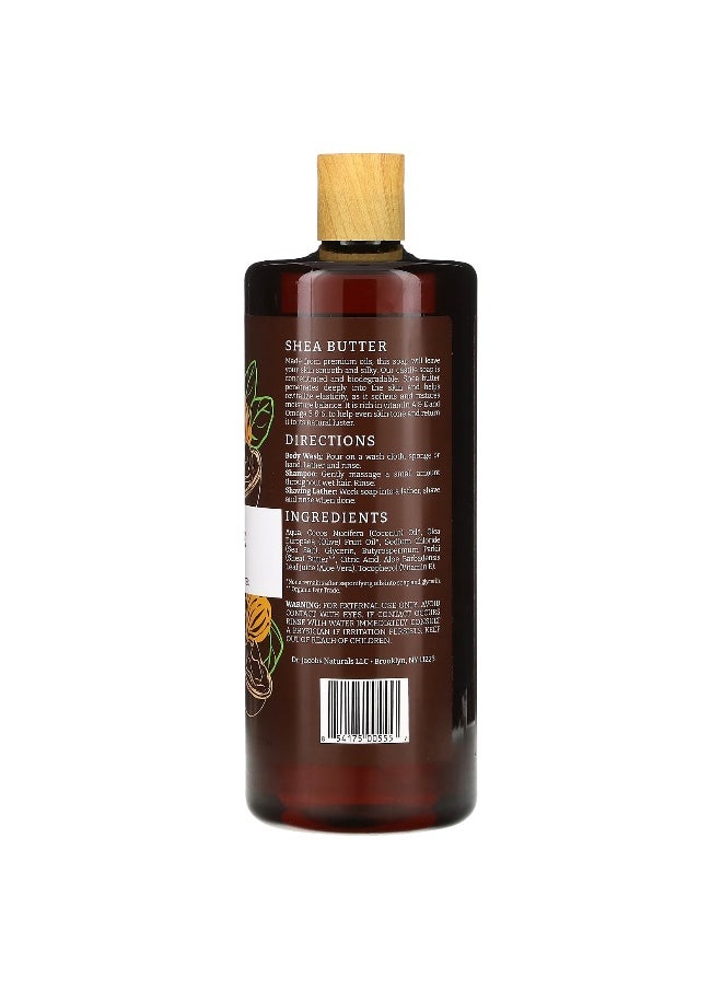 Dr. Jacobs Naturals, Plant-Based Rich Castile Body Wash, Organic Shea Butter, 32 oz (946 ml)