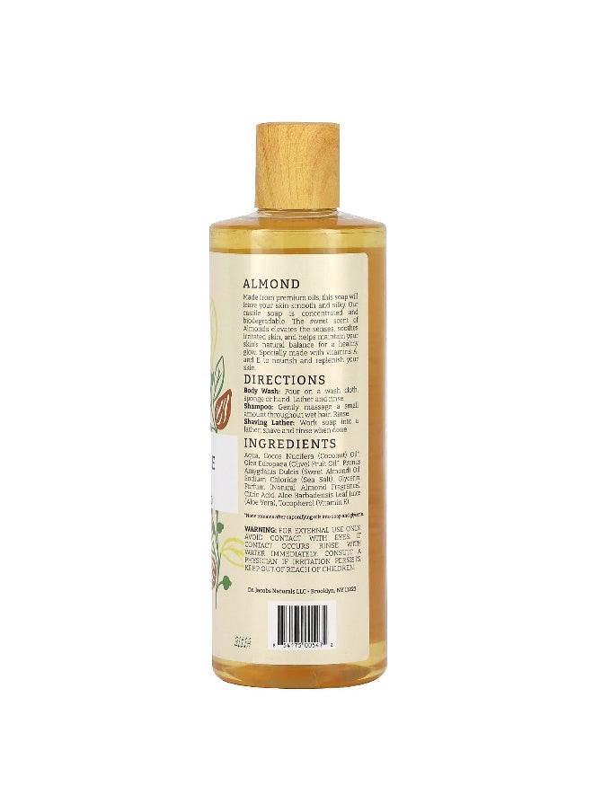 Dr. Jacobs Naturals, Plant-Based Rich Castle Body Wash, Nourishing Almond, 16 oz (473 ml)