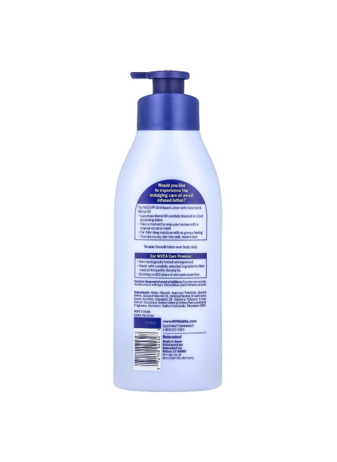 Nivea, Oil Infused Lotion, Coconut & Monoi Oil, 16.9 fl oz (500 ml)