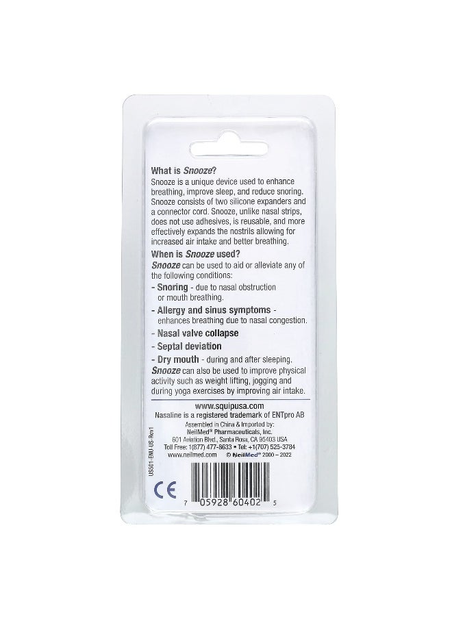Squip, Snooze, Nasal Rinsing System, 3 Piece