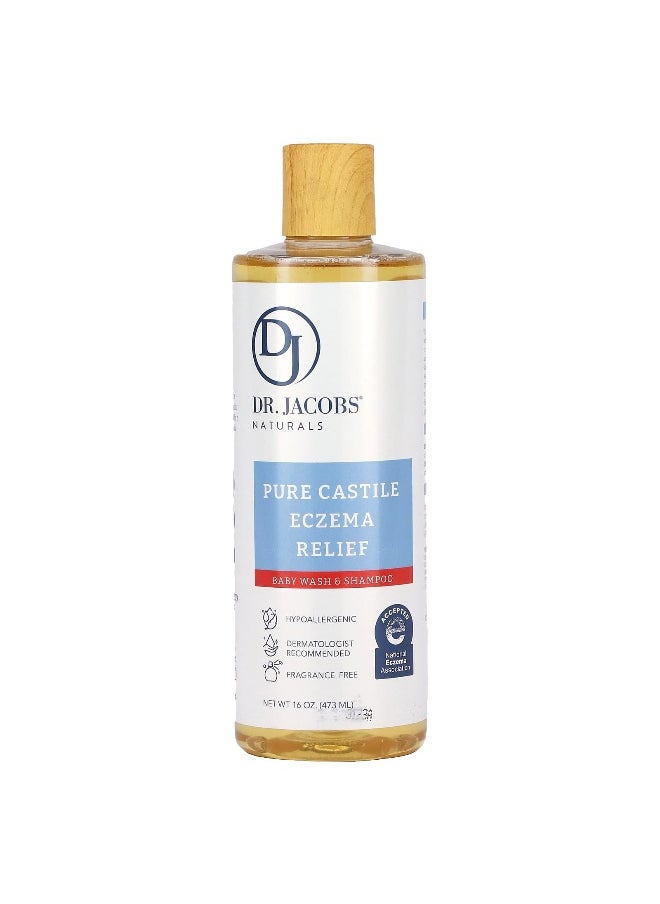 Dr. Jacobs Naturals, Pure Castile Eczema Relief, Body Wash & Shampoo, 16 oz (473 ml)