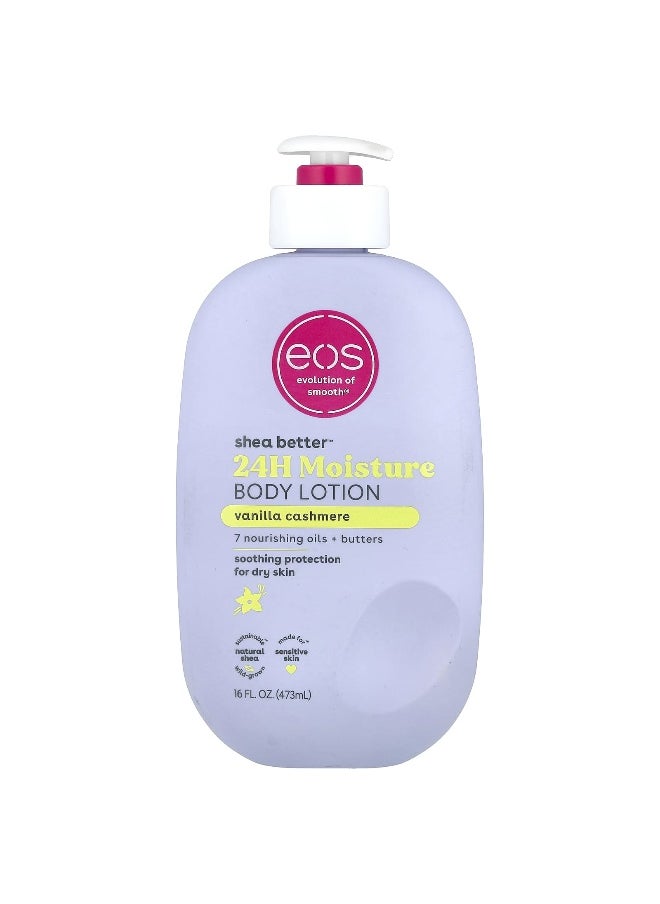 EOS, Shea Better™, 24H Moisture Body Lotion, Vanilla Cashmere , 16 fl oz (473 ml)