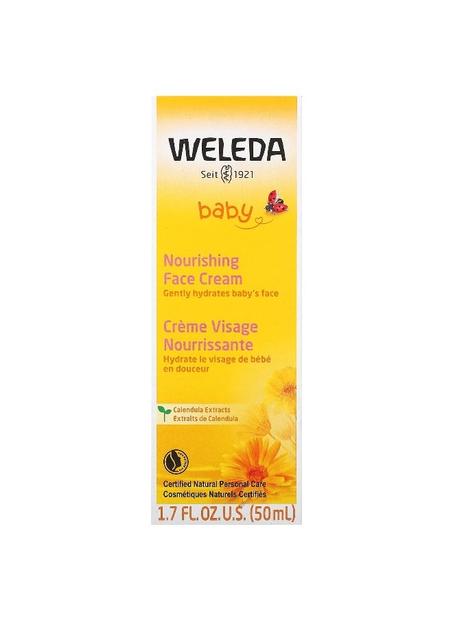 Weleda, Baby,  Nourishing Face Cream, Calendula Extracts, 1.7 fl oz (50 ml)