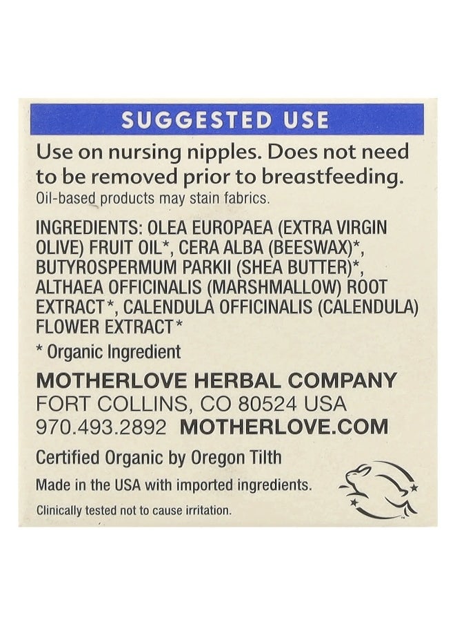 Motherlove, Breastfeeding, Nipple Cream, 1 fl oz (29.5 ml)